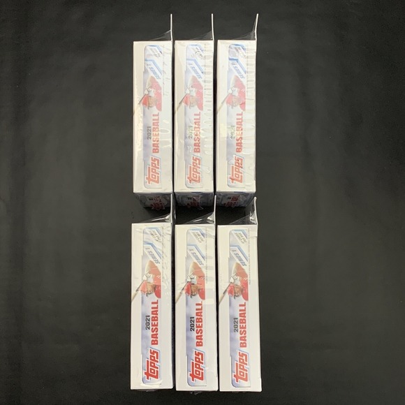 2021 Topps Baseball Series 1 Hanger Box 67 Cards Factory Sealed (Lot Of 6) NEW - Picture 3 of 9